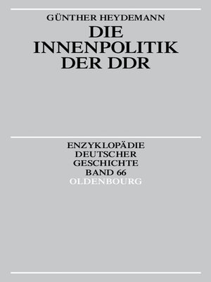 cover image of Die Innenpolitik der DDR